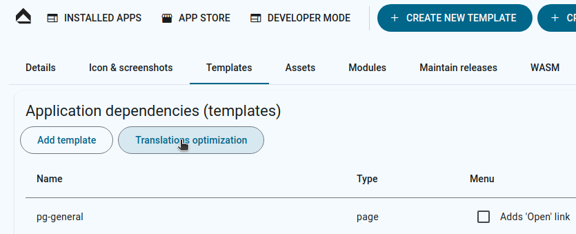 Translations optimization